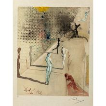 Salvador Dalí Three Plays by the Marquis de Sade 1969 Picture 9 Poster Canvas Mo
