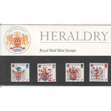 GB stamps 1984 Presentation Pack - Heraldry - 500th Anniv - College of Arms