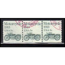 Used 1899 5c Motorcycle Very Fine PNC 2/3 PA2292