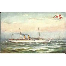 Canadian Pacific SS EMPRESS OF CHINA Tuck Oilette Postcard (9121)