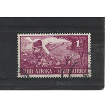 SouthAfrica.SG131 1d Wagons approaching Bingham's Berg.Fine Used.Aug25c