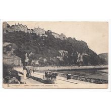 Torquay Abbey Crescent and Warren Hill Devon 1904 Postcard 2036