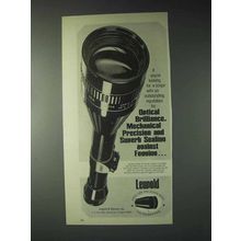 1973 Leupold Scopes Ad - Mechanical Precision