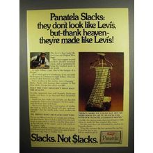 1973 Levi's Panatela Slacks Ad - Don't Look like Levi's