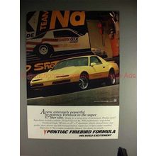 1986 Pontiac Firebird Formula Car Ad - Powerful!!