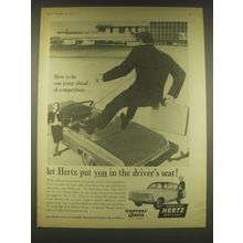1965 Hertz Rent-a-Car Ad - How to be one jump ahead of competition