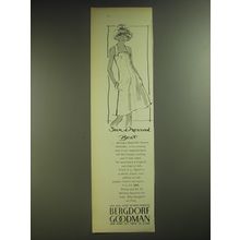 1974 Bergdorf Goodman J.L. Sport Kasper Dress Ad - Sun Dressed Best