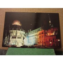 LIBRARY AND PARLIAMENT BUILDINGS, OTTAWA, CANADA unused vintage postcard =