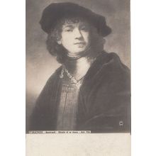 Gall Pitti Rembrandt Painting Old Postcard