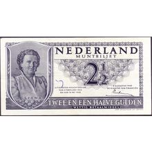 1949 Netherlands Banknote 2 & Half Gulden