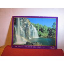 WATER FALLS, MPUMALANGA, SOUTH AFRICA used postcard 2011 pm =