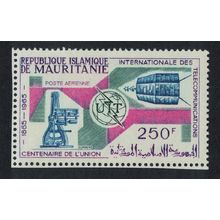 Mauritania Centenary of ITU 1965 MNH SG#212