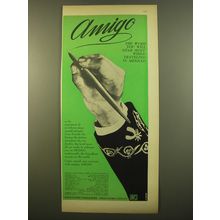 1961 Mexican Government Tourism Department Ad - Amigo The word you will hear