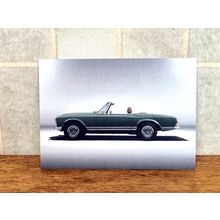 1969 Mercedes-Benz 280 SL Photo Postcard, W113 Pagoda Orlebar Brown Promotional