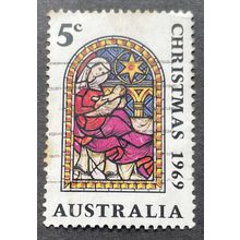 AUSTRALIA 1969 SG 0444 USED #2