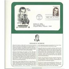 EDWARD R. MURROW ' OFFICIAL FIRST DAY of ISSUE ' (1994)