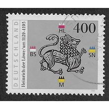 GER 1995 400pf 'HEINRICH DER LOWE' FINE USED (EBID60-509)