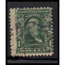 Used 300 1c Benjamin Franklin Average K0776