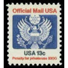 O129 13c Eagle Fine MNH G0624