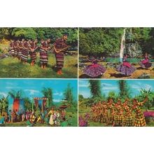 Philippine Dances Island Philippines Tribal Dance Customs Rare Photo Postcard