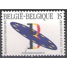 Belgique 1993 Michel 2571 O Cote (2008) 0.30 € Présidence Belge de la C.E.