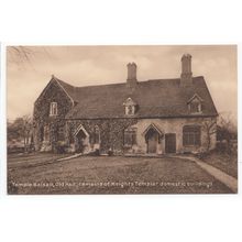 Old Hall Knights Templar Domestic Buidlings Temple Balsall Postcard Warwickshire