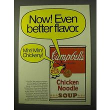 1971 Campbell's Chicken Noodle Soup Ad - Better Flavor