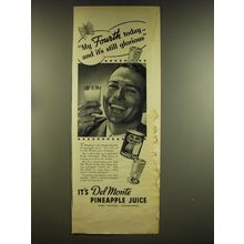 1937 Del Monte Pineapple Juice Ad - My fourth today - and it's still glorious