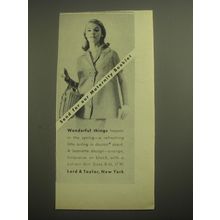 1959 Lord & Taylor Maternity Fashion Ad - Send for our Maternity booklet