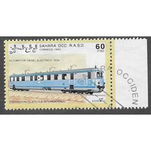 1992 60PTS 'SAHARA OCC. - TRAINS' C.T.O FINE USED (EBID76-007)