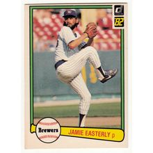 1982 Donruss baseball card 623 Jamie Easterly