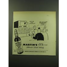 1949 Martin's V.V.O. Scotch Ad - art by Otto Soglow - Did he say Scotch?