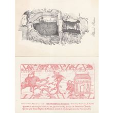 Normandy Tapestry Ay Baueux Bosham Church 2x Postcard s