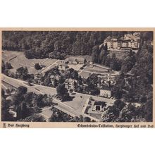 Bad Harzburg Talftation Antique Aerial German Postcard
