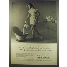 1956 Van Raalte Nightie Advertisement - Make a beautiful splash in the boudoir