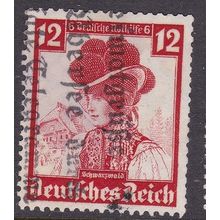 Germany 1935 Black Forest Costume 12pf + 6pf Fine Used SG 590 VGC