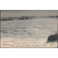 Nebelmeer, Blick vom Rigi auf die Glarneralpen, 1907 - Wehrli AK