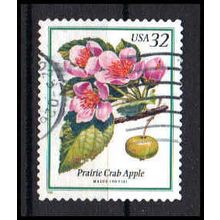 Used 3196 32c Prairie Crab Apple Very Fine KA4456