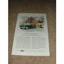 1955 Chevrolet Bel Air Sport Coupe Ad, NICE!!