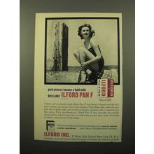 1963 Ilford Pan F Film Ad - Good Pictures Become Habit