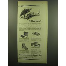 1949 Abercrombie & Fitch Ad - English Binoculars, Hudson Bay Blankets