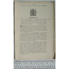 1913 Act of Parliament: Nottingham transport system - trams, trolley buses, etc