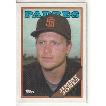 1988 Topps baseball card 63 Jimmy Jones
