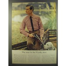 1956 Viyella Shirts Ad - The man in the Viyella, shirt