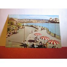 MARINE LAKE, WESTON-SUPER-MARE, SOMERSET used postcard 1968 pm =
