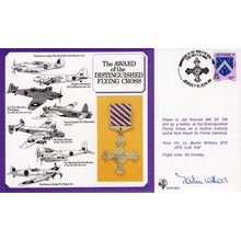 Award of the Distinguished Flying Cross Pilot Martin Withers Leeming Hand Signed