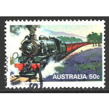 AUSTRALIA 1979: STEAM LOCOMOTIVES - 50c PICHI RICHI, SA USED (G6)