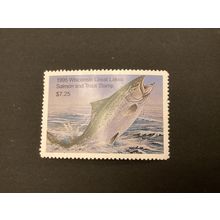 ICOLLECTZONE US Wisconsin 1995 Salmon and Trout Stamp VF NH