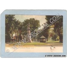 CT Milford Postcard Soldiers Monument Rotograph Card ct_box3~1457