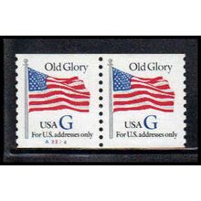 2890 32c G Old Glory Very Fine MNH CNP Left A3324 PA1556